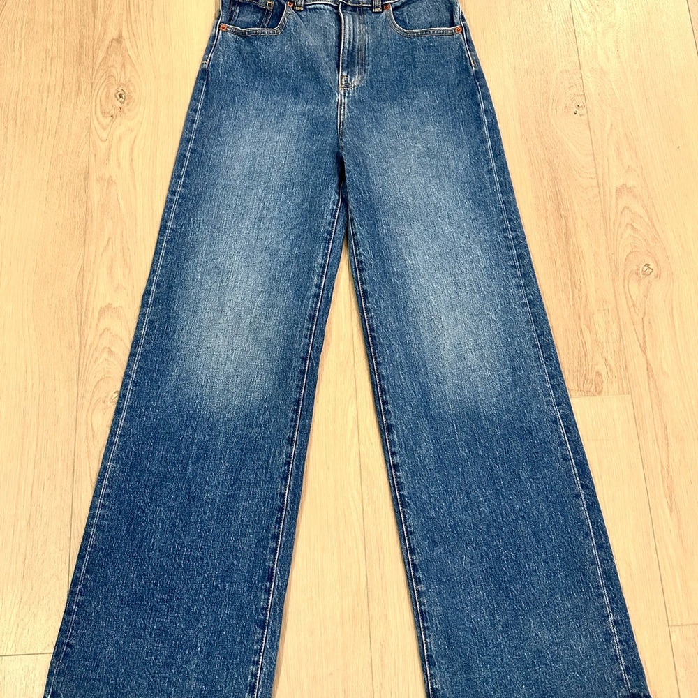 PINK Victoria's Secret Blue Straight Leg Jeans